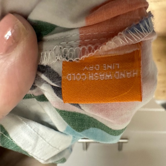 Adorable mini dress with flutter sleeves by Oliphant, size XL. - Picture 4 of 4